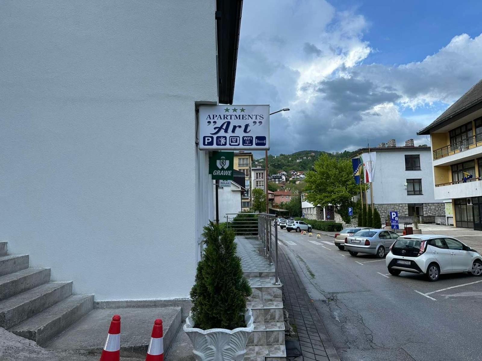 Apartman Art Jajce Bagian luar foto